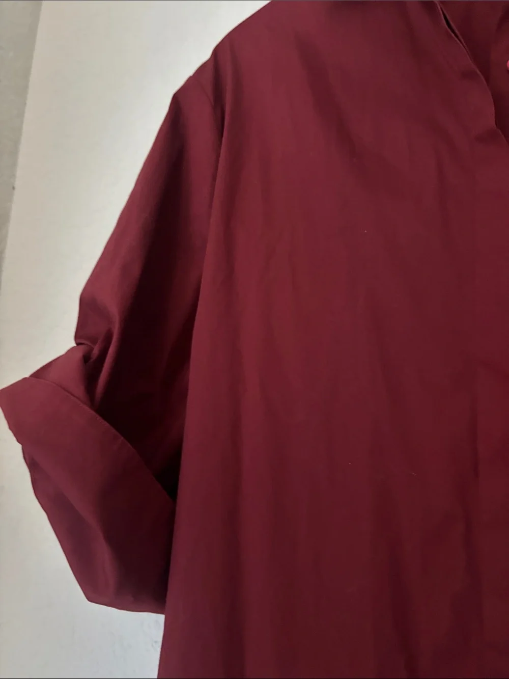 STAUD ‘Nico’ Button-Down Sangría shirt dress size small - Picture 3 of 5